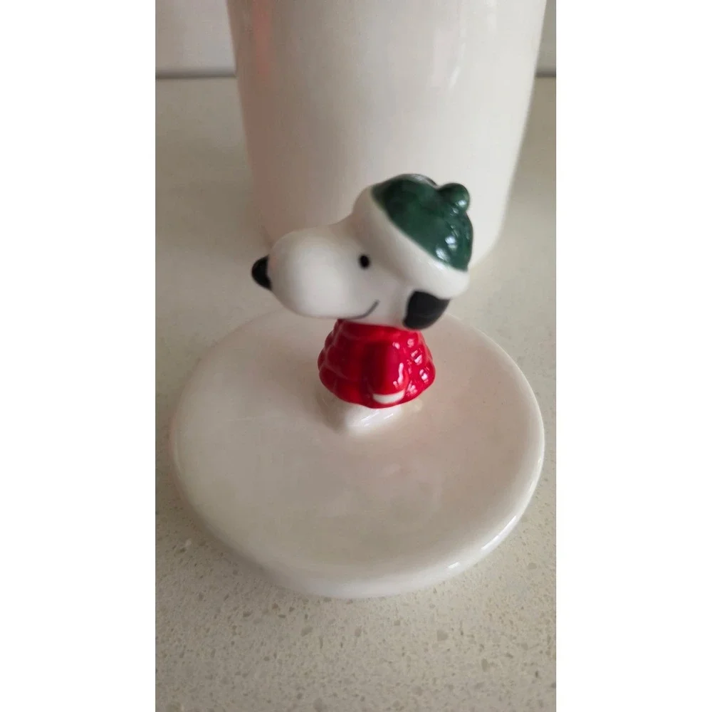 Snoopy Pet Treat Jar Puppy Cookie Canister RAE DUNN 8